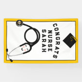 ナース看護学校卒業党 横断幕 (横)