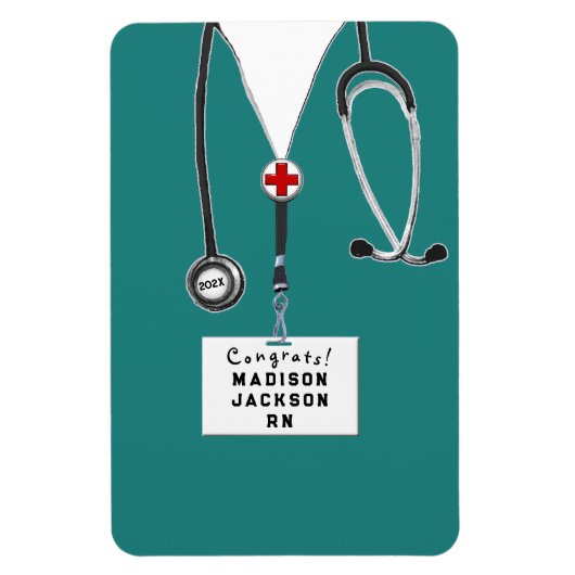 ナース看護学校卒業磁石 マグネット (縦)