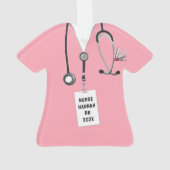 ナース看護学校卒業 オーナメント (裏面)