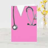 ナース看護学校卒業 カード (黄色い花)