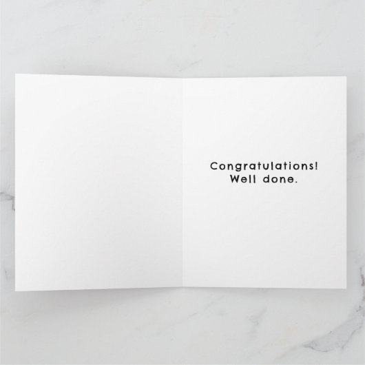 ナース看護学校卒業 カード (内部)