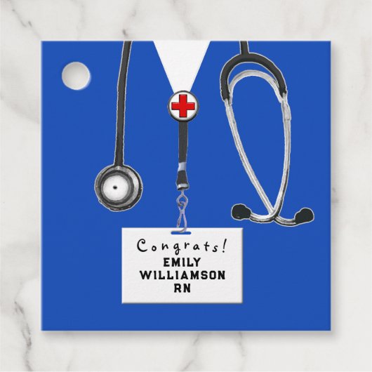 ナース看護学校卒業 フェイバータグ (正面)