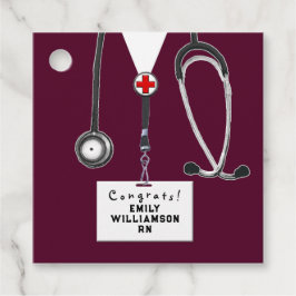 ナース看護学校卒業 フェイバータグ