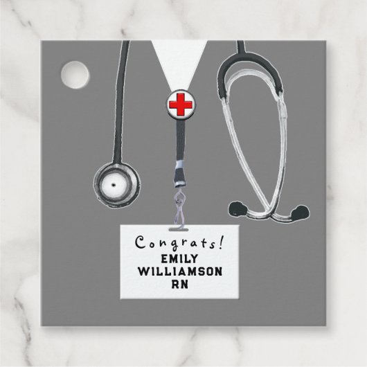 ナース看護学校卒業 フェイバータグ (正面)