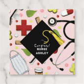 ナース看護学校卒業 フェイバータグ (正面)