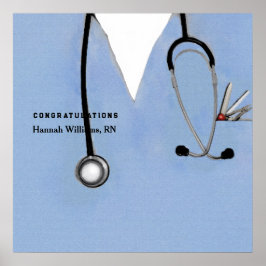 ナース看護学校卒業 ポスター