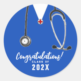 ナース看護学校卒業 ラウンドシール