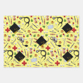 ナース看護学校卒業 ラッピングペーパーシート (正面3)