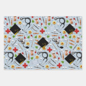 ナース看護学校卒業 ラッピングペーパーシート (正面)