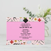 ナース看護学校卒業 招待状 (スタンド正面)