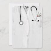 ナース看護学校卒業 招待状 (裏面)