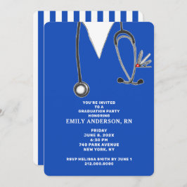 ナース看護学校卒業 招待状