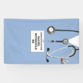 ナース看護学校卒業 横断幕 (横)