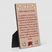 ナース祈りの言葉卒業記念館 フォトプラーク (側面)