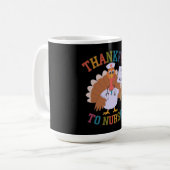 ナース祝の英雄に感謝 コーヒーマグカップ (正面左)
