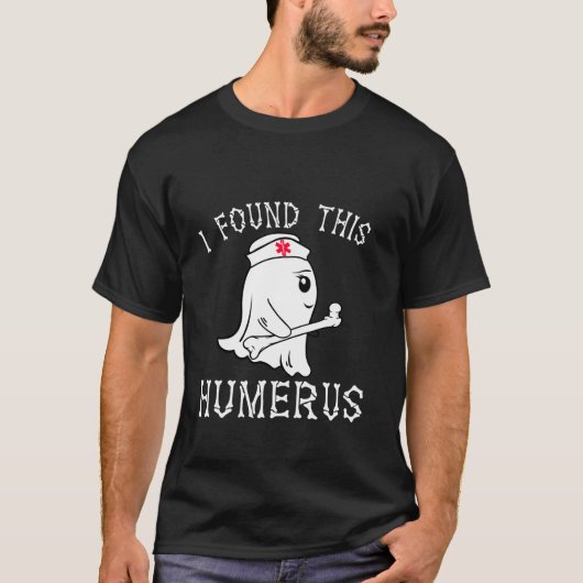 ナース私は見つけたこのハメラスブドクター幽霊 おもしろい Tシャツ (正面)