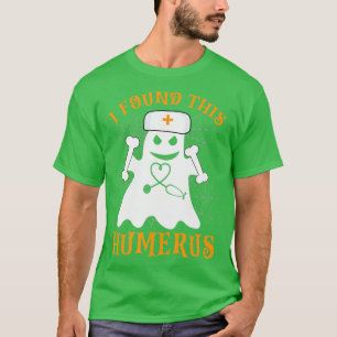 ナース私は見つけたこのヒュメラおもしろい幽霊ナースホール Tシャツ