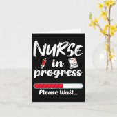 ナース積込みおもしろい看護学校 カード (黄色い花)