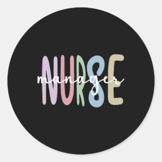ナース管理者感謝の看護ナース管理者 ラウンドシール