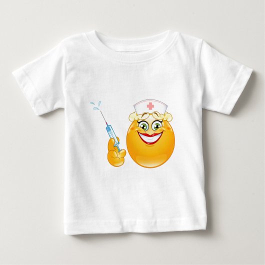 ナース絵文字 ベビーTシャツ (正面)
