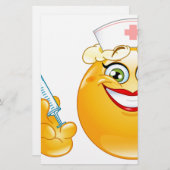 ナース絵文字 便箋 (正面/裏面)