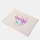 ナース聴診器 ドアマット (アングル)