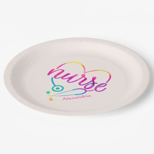 ナース聴診器 ペーパープレート (アングル)