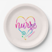 ナース聴診器 ペーパープレート (正面)