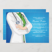 ナース職務卒業招待状 招待状 (正面/裏面)