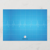 ナース職務卒業招待状 招待状 (裏面)