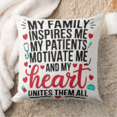 ナース職業デザイン クッション (ブランケット)