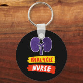 ナース腎症ナース透析技術者1 キーホルダー (正面)
