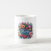 ナース花ナース コーヒーマグカップ (中央)