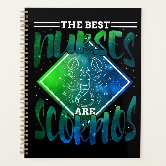 ナース蠍座誕生日看護学生LPN RN プランナー手帳 (正面)