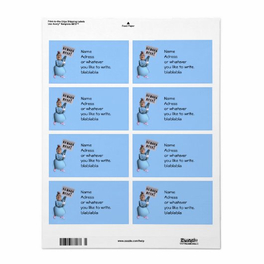 ナース規則！ ラベル (フルシート)