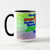 ナース言葉混乱コーヒーマグ マグカップ (左)