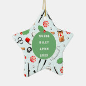 ナース記念品 セラミックオーナメント (右)