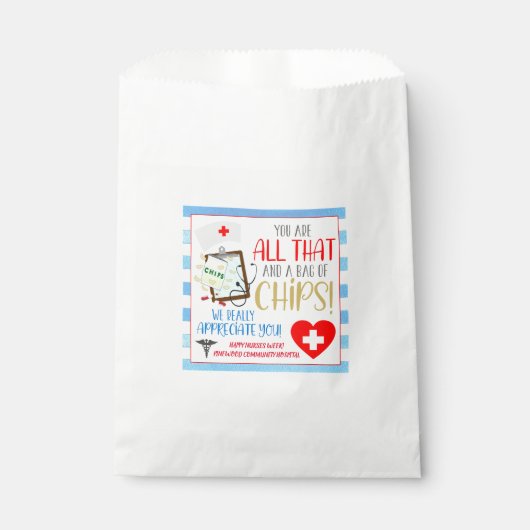 ナース評価チップ処理バッグ フェイバーバッグ (正面)