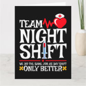 ナース評価チームおもしろいナイトシフトナース カード (正面)