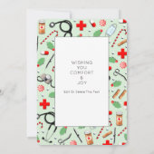 ナース評価ホリデーカード サンキューカード (裏面)