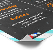 ナース評価週テンプレート ポスター (角)