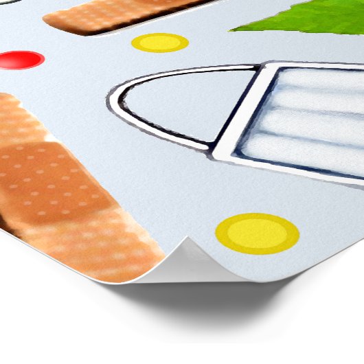 ナース評価 ポスター (角)