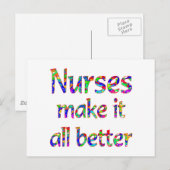 ナース評価 ポストカード (正面/裏面)