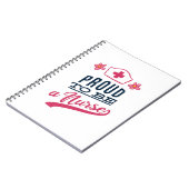 ナース誇りを持ったになる ノートブック (左側)