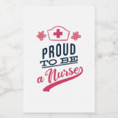 ナース誇りを持ったになる フードラベル (シングルラベル)
