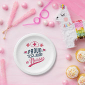 ナース誇りを持ったになる ペーパープレート (パーティー)