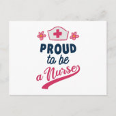 ナース誇りを持ったになる ポストカード (正面)