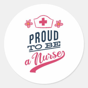 ナース誇りを持ったになる ラウンドシール