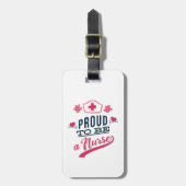 ナース誇りを持ったになる ラゲッジタグ (正面縦)