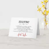 ナース認パーソナライズされた識サンキューカード カード (黄色い花)